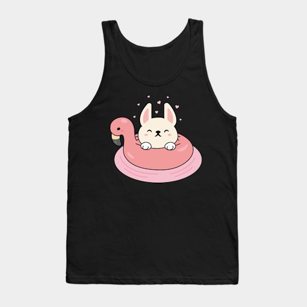 Cute Bunny Rabbit Tank Top by Spangenberg